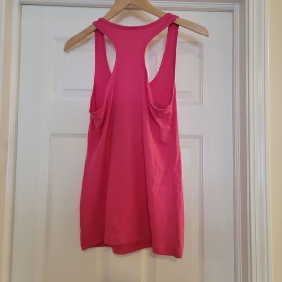 Hurley Racerback Tank Top pink heart size large NWOT - Picture 2 of 3